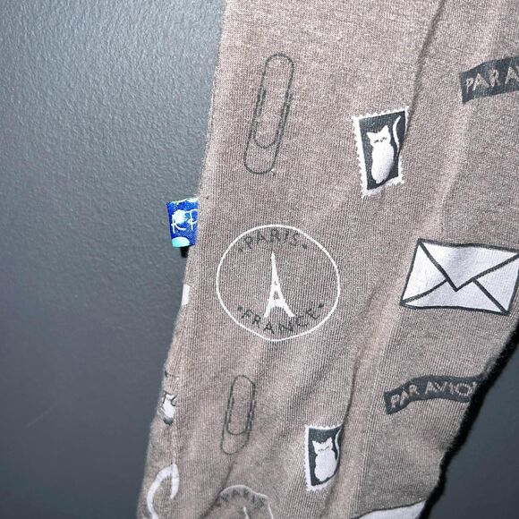 KicKee Pants 0-3m Hooded Romper - Bamboo - Brown - Black - Picture 6 of 8